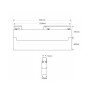 Spot LED opale linéaire orientable sur rail magnétique 48V CCT réglable sur 3 températures de 2700-6000ºK - 18W - Gradation DALI
