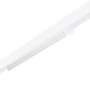 Spot LED opale linéaire orientable sur rail magnétique 48V CCT réglable sur 3 températures de 2700-6000ºK - 18W - Gradation DALI
