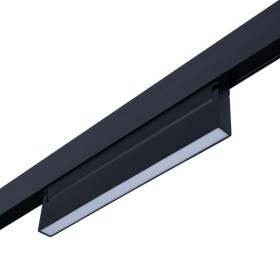 Spot LED opale linéaire orientable sur rail magnétique 48V CCT réglable sur 3 températures de 2700-6000ºK - 18W - Gradation DALI