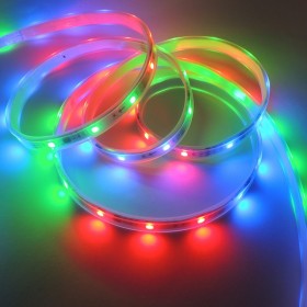 Ruban LED intelligent IC RGB - 7,2 W/m - Largeur 10mm - IP67 - 5 mètres