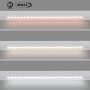 Spot LED linéaire sur rail magnétique 48V CCT réglable sur 3 températures de 2700-6000ºK - 20W - Gradation DALI-2 - UGR18