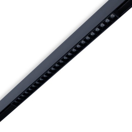 Spot LED linéaire sur rail magnétique 48V CCT réglable sur 3 températures de 2700-6000ºK - 20W - Gradation DALI-2 - UGR18