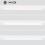 Spot LED linéaire opale sur rail magnétique 48V CCT réglable sur 3 températures différentes de 2700-6000ºK - 20W Gradation DALI