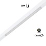 Spot LED linéaire opale sur rail magnétique 48V CCT réglable sur 3 températures différentes de 2700-6000ºK - 20W Gradation DALI