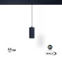 Spot suspendu LED sur rail magnétique 48V CCT réglable sur 3 températures différentes de 2700-6000ºK - 5W - DALI-2 dimmable
