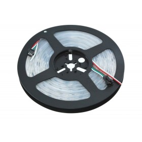 Ruban LED intelligent IC RGB 12V DC - 14,4 W/m - IP65 - 60 LED/m - Largeur 10mm - 5 mètres