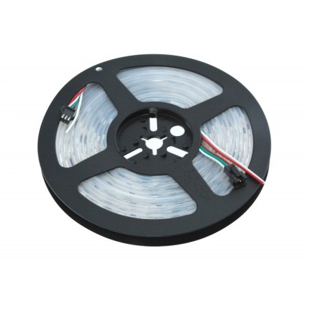 Ruban LED intelligent IC RGB 12V DC - 14,4 W/m - IP65 - 60 LED/m - Largeur 10mm - 5 mètres