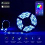 Ruban LED intelligent IC RGB 12V DC - 14,4 W/m - IP65 - 60 LED/m - Largeur 10mm - 5 mètres