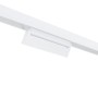 Spot LED linéaire orientable pour rail magnétique 48V- 12W - Blanc neutre 4000K - Puce OSRAM - UGR18 - Blanc
