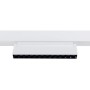 Spot LED linéaire orientable pour rail magnétique 48V- 12W - Blanc neutre 4000K - Puce OSRAM - UGR18 - Blanc