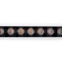 Spot LED linéaire orientable pour rail magnétique 48V- 12W - Blanc neutre 4000K - Puce OSRAM - UGR18 - Blanc