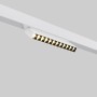 Spot LED linéaire orientable pour rail magnétique 48V- 12W - Blanc chaud 2800K - Puce OSRAM - UGR18 - Blanc