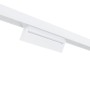 Spot LED linéaire orientable pour rail magnétique 48V- 12W - Blanc chaud 2800K - Puce OSRAM - UGR18 - Blanc