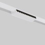 Spot LED linéaire orientable pour rail magnétique 48V- 12W - Blanc chaud 2800K - Puce OSRAM - UGR18 - Blanc