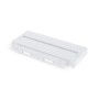 Spot LED linéaire orientable pour rail magnétique 48V- 12W - Blanc chaud 2800K - Puce OSRAM - UGR18 - Blanc