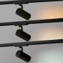 Projecteur LED pour rail triphasé 35W CCT réglable sur 3 températures de 3000-6000ºK - ZOOM 20º- 60º - CRI 90