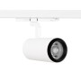 Projecteur LED pour rail triphasé 35W CCT réglable sur 3 températures de 3000-6000ºK - ZOOM 20º- 60º - CRI 90