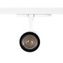 Projecteur LED pour rail triphasé 35W CCT réglable sur 3 températures de 3000-6000ºK - ZOOM 20º- 60º - CRI 90
