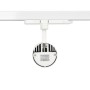 Projecteur LED pour rail triphasé 35W CCT réglable sur 3 températures de 3000-6000ºK - ZOOM 20º- 60º - CRI 90
