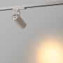 Projecteur LED pour rail triphasé 35W CCT réglable sur 3 températures de 3000-6000ºK - ZOOM 20º- 60º - CRI 90