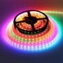 Ruban LED intelligent IC RGB 12V DC - 14,4 W/m -IP20 - 60 LED/m - Largeur 10mm - 5 mètres