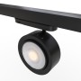 Projecteur LED circulaire pour rail triphasé 35W - ZOOM 15º- 45º - Blanc neutre 4000K - CRI 90