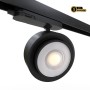 Projecteur LED circulaire pour rail triphasé 35W - ZOOM 15º- 45º - Blanc neutre 4000K - CRI 90