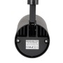 Projecteur LED pour rail monophasé 35W CCT réglable sur 3 températures différentes de 3000-6000ºK - ZOOM 20º- 60º - CRI 90