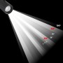 Projecteur LED pour rail monophasé 35W CCT réglable sur 3 températures différentes de 3000-6000ºK - ZOOM 20º- 60º - CRI 90