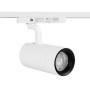 Projecteur LED pour rail monophasé 35W CCT réglable sur 3 températures différentes de 3000-6000ºK - ZOOM 20º- 60º - CRI 90