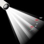 Projecteur LED pour rail monophasé 35W CCT réglable sur 3 températures différentes de 3000-6000ºK - ZOOM 20º- 60º - CRI 90