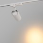 Projecteur LED pour rail monophasé 35W CCT réglable sur 3 températures différentes de 3000-6000ºK - ZOOM 20º- 60º - CRI 90