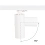 Projecteur LED pour rail triphasé 20W - CCT réglable sur 3 températures différentes de 3000-6000ºK - CRI90 - 1900 lm