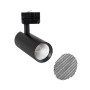 Projecteur LED pour rail triphasé 20W - CCT réglable sur 3 températures différentes de 3000-6000ºK - CRI90 - 1900 lm