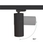 Projecteur LED pour rail triphasé 20W - CCT réglable sur 3 températures différentes de 3000-6000ºK - CRI90 - 1900 lm