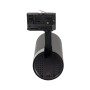 Projecteur LED pour rail triphasé 20W - CCT réglable sur 3 températures différentes de 3000-6000ºK - CRI90 - 1900 lm