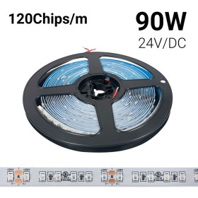 Ruban LED 24V DC - 18W/m - Couleurs - 10mm - IP20 - Rouleau de 5 mètres - 120ch/m