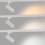 Projecteur LED pour rail triphasé 15W - CCT réglable sur 3 températures différentes de 3000-6000ºK - CRI90 - 1350 lm