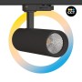 Projecteur LED pour rail triphasé 15W - CCT réglable sur 3 températures différentes de 3000-6000ºK - CRI90 - 1350 lm