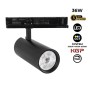 Projecteur LED pour rail triphasé 36W - CCT réglable sur 3 températures de 3000-6000ºK - dimmable TRIAC - CRI90 - 3300 lm
