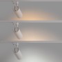 Projecteur LED pour rail monophasé 20W - CCT réglable sur 3 températures différentes de 3000-6000ºK - CRI 90 - 1800 lm
