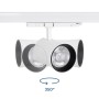 Spot LED architectural pour rail triphasé - CCT réglable sur 3 températures différentes de 3000-6000ºK - 40W CRI 90 - KGP Driver