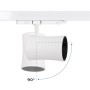 Spot LED architectural pour rail triphasé - CCT réglable sur 3 températures différentes de 3000-6000ºK - 40W CRI 90 - KGP Driver