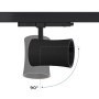 Spot LED architectural pour rail triphasé - CCT réglable sur 3 températures différentes de 3000-6000ºK - 40W CRI 90 - KGP Driver