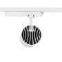Spot LED architectural pour rail monophasé - CCT réglable sur 3 températures différentes de 3000-6000ºK - 40W - CRI 90
