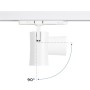 Spot LED architectural pour rail triphasé - CCT réglable sur 3 températures différentes de 3000-6000ºK - 20W CRI 90 - KGP Driver
