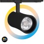 Spot LED architectural pour rail triphasé - CCT réglable sur 3 températures différentes de 3000-6000ºK - 20W CRI 90 - KGP Driver