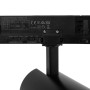 Projecteur LED pour rail triphasé - Puissance réglable : 30W/ 34W/ 38W - CCT réglable sur 3 températures de 3000-6000ºK - CRI 90