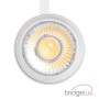 Projecteur LED pour rail triphasé - Puissance réglable : 30W/ 34W/ 38W - CCT réglable sur 3 températures de 3000-6000ºK - CRI 90