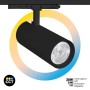 Projecteur LED pour rail triphasé - Puissance réglable : 30W/ 34W/ 38W - CCT réglable sur 3 températures de 3000-6000ºK - CRI 90